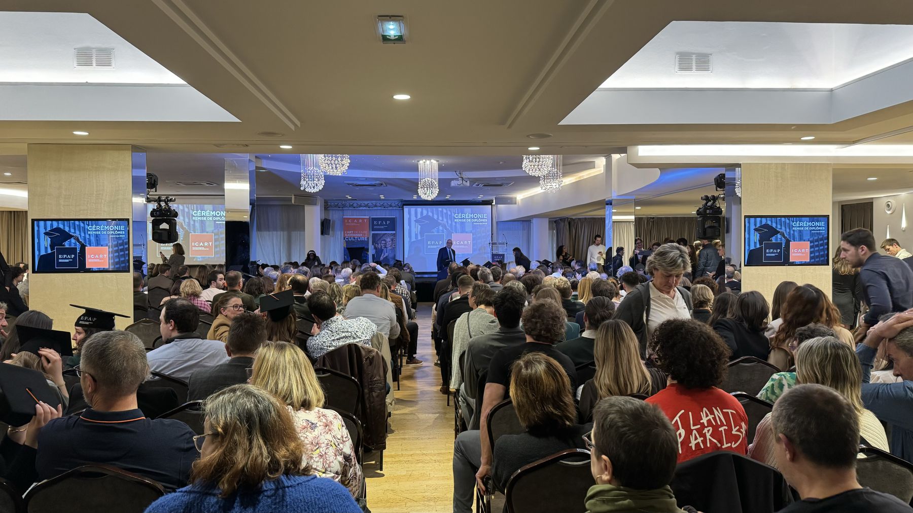 Remise de diplômes aux Terrasses du Parc à Lyon