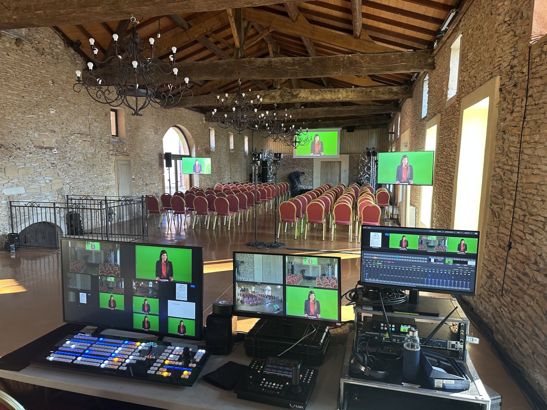 Régie de captation vidéo multicaméra
