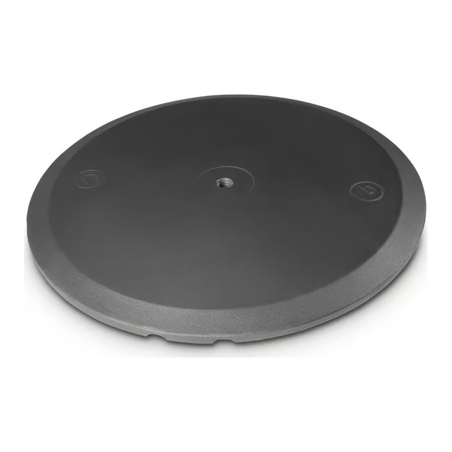 Pied d&rsquo;éclairage Gravity, base ronde 45 cm et lest