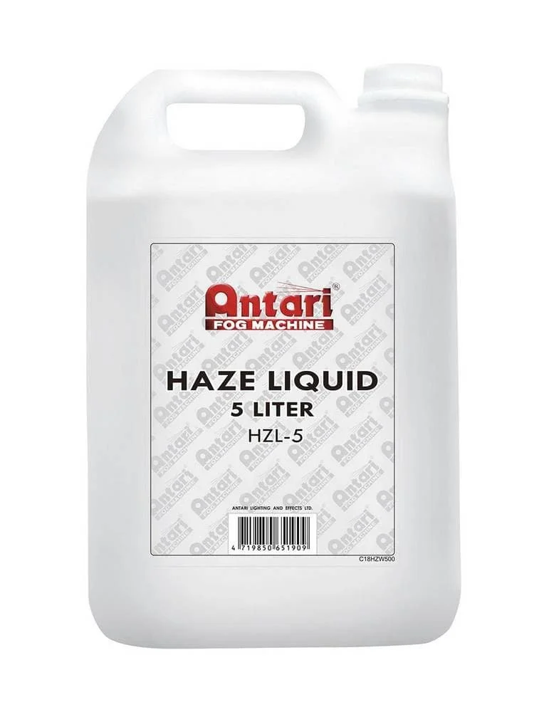 Liquide pour machine à brouillard Antari HZ, 5 L