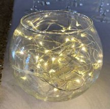 Centre de table effet lumignons