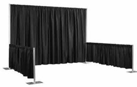 Rideau molleton coton 1,8 × 3 m