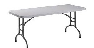 Table rectangulaire 1,85 × 0,76 m