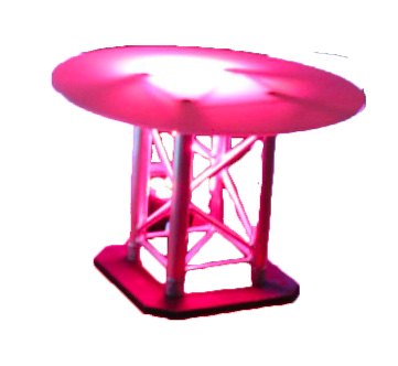 Table basse lumineuse