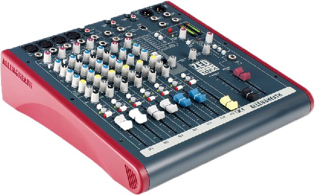 Console Allen & Heath ZED60-10FX, 4 mono et 2 stéréo, USB